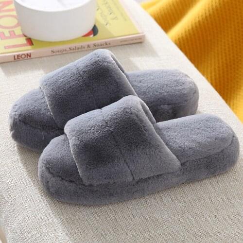 SunNY Everest women house slipper home floor shoes cotton plush warm slipper non-slip mute family female shoes