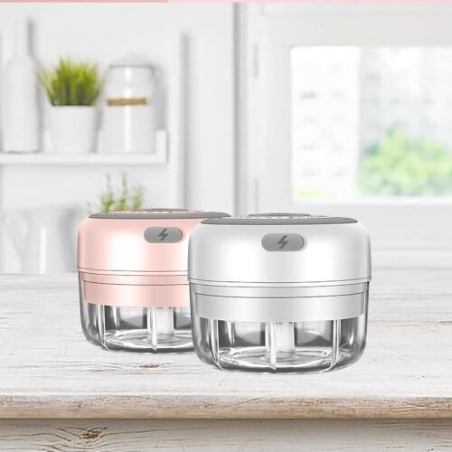 1PCS Vegetable Squeezer Kitchen Gadget Mini Vegetables Tool Garlic Crushed Crusher Chopper Electric Garlic Masher