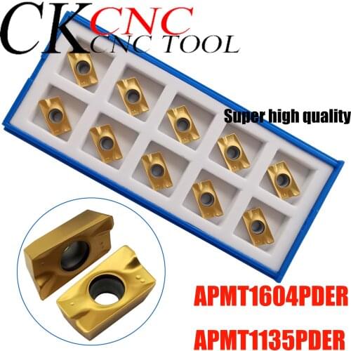 10pcs APMT1604PDER APMT1135PDER milling carbide insert turning tool Lathe DP5320 Milling cnc tools milling cutter finishing APKT
