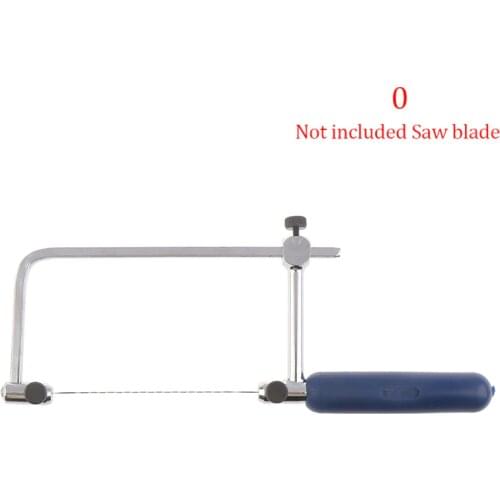 12pc 4" Adjustable Frame Sawbow U-shape Coping Jig Saw for Woodworking Hand Tool
