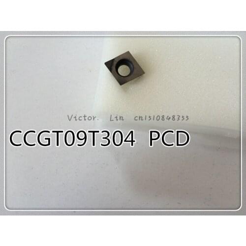2PCS PCD Inserts CCGT09T304 PCD Suitable For Lathe Tools