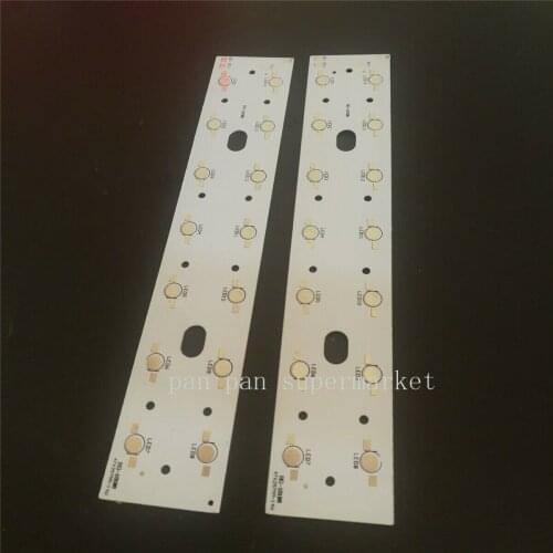 257mm x 47mm Aluminium PCB Circuit Board for 14PCS x 1W,3W,5W LED In Series
