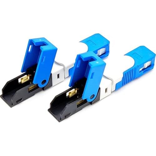 50-100-200pcs SC/UPC ESC 250 Fiber Cold Connector Fast Connector Quick Connector Accelerated Connector Single Mode
