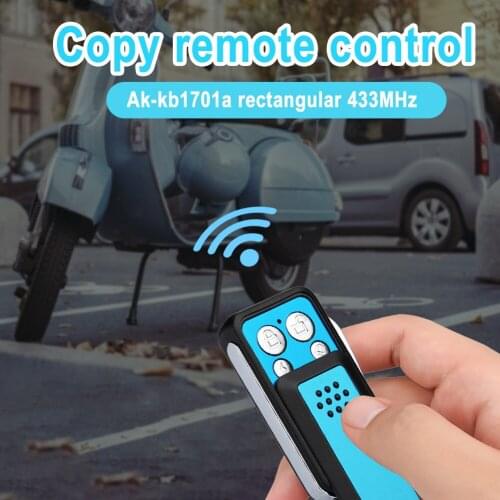 AK-KB1701A 315 433Mhz Wireless Remote Control 4 Channel Copy Code for Electric Cloning for Garage Electric Door Controller