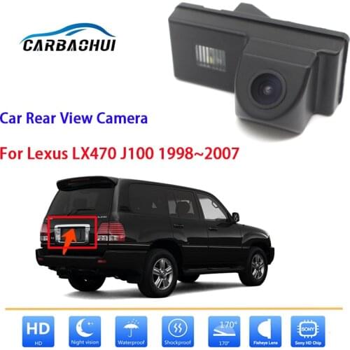 Car Rear View Camera For Lexus LX470 J100 1998~2007 CCD Full HD Night Vision Waterproof Reversing Parking Camera Wide Angle