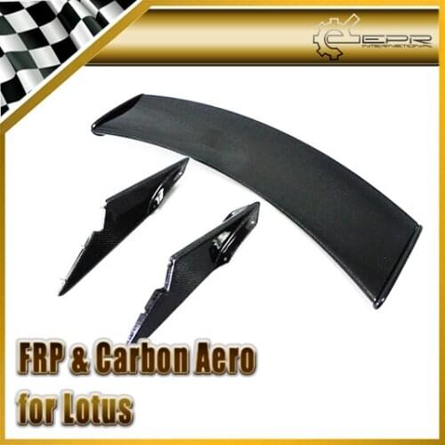 Car-styling For Lotus Exige S2 Carbon Fiber Rear Spoiler Glossy Fibre Finish Trunk GT Wing Tuning Accessories Body Kit Trim