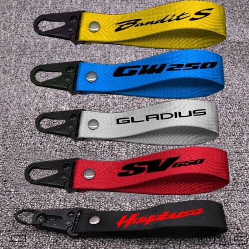 Key Holder Chain Collection Keychain for SUZUKI WG250 GSF GSX Bandit SFV650 GLADIUS SV650 HAYABUSA/GSXR1300 Motorcycle Keyring