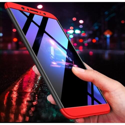 For Asus Zenfone Max Pro M1 ZB601KL Case 360 Degree Protected Full Body Phone Case 3-in-1 Plastic Case For ZB601KL Cover+glass