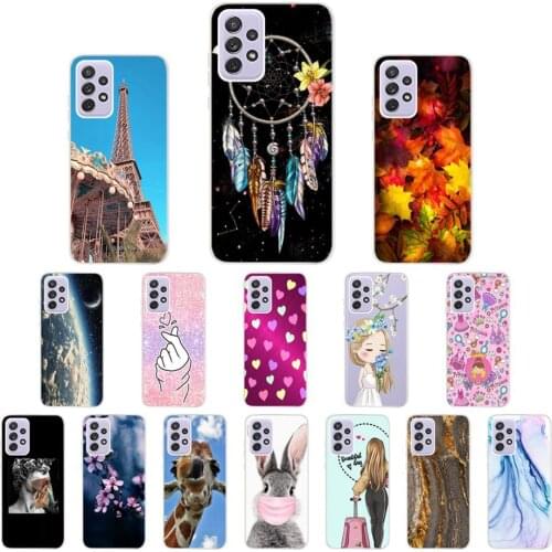 For Samsung Galaxy A72 Case Transparent Soft TPU Mobile Phone Case For Samsung Galaxy A 72 A725F 4G 5G Cover Samsung A72 Fundas