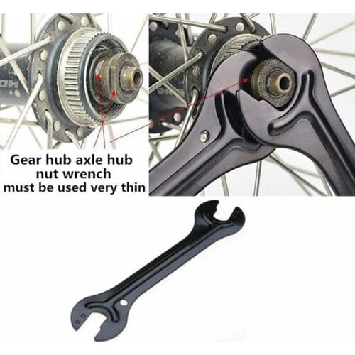 Bicycle head, open shaft taper wrench, 1-piece set, mountain bike repair tool, carbon steel