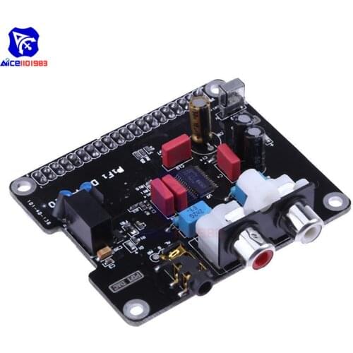 HIFI DAC Audio Sound Card Module PCM5122 I2S Interface 384KHz LED Indicator for Raspberry pi /2/3/B+ Arduino Module