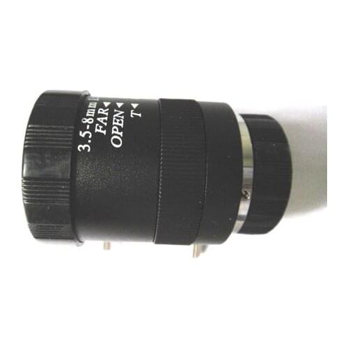 3.5-8mm cctv lens IR Board 1/3" M12x0.5 view 95.45~44.6° degrees angle MTV Fixed for IP Camera