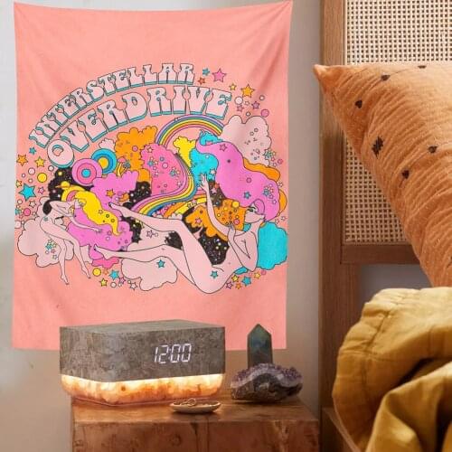 Kawaii Room Decor 90s Aesthetic Room Decor Wall Tapestry Girls Dorm Room Decoration Girls Wall Art Tarot Cards Decoration Mural