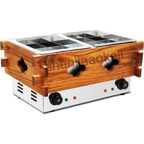 Commercial Kanto cooking machine Stainless steel Guandong cook the machine electric heating string fragrance equipment 1300w*2