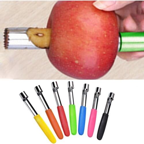 Stainless Steel Apple Corer Pitter Pear Fruit Pepper Core Remover Sharp Twist Fruit Stoner Pit Kitchen Tool Gadget