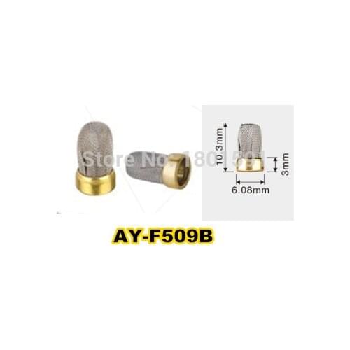 Free shipping 500pieces fuel injector metal filter stainless filter 10.3*6.08*3mm for Fuel Injector repair kits (AY-F509B)