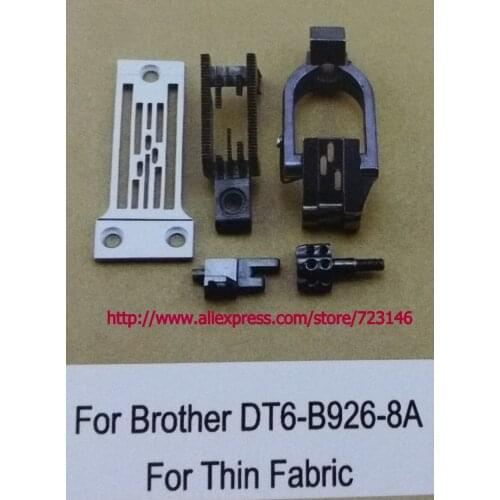 GAUGE SET for Brother DT6-B926-8B THIN FABRIC INDUSTRIAL SEWING MACHINE