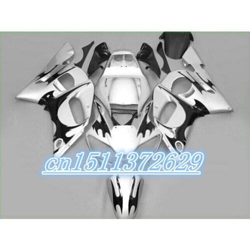 Dor-fairings YZF R6 600 98 99 00 01 02 fairing kit YZF R6 1998-2002 1998 1999 2000 2001 2002 for silver black D