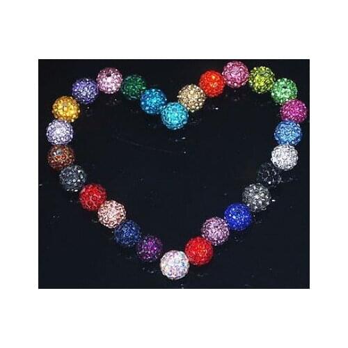 One Hole Half Drilled For Earrings ,Factory price ,High 100% AAAA Quality,Can Mix Colors,10mm crystal Beads necklace