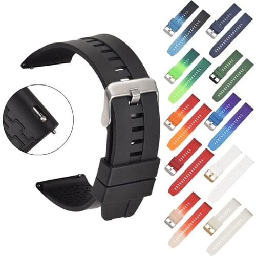 22mm Silicone Watch Strap for Huawei Watch GT gt 2 Honor Magic Sport Rubber Bracelet Band for Samsung Galaxy 46mm GTR 47mm