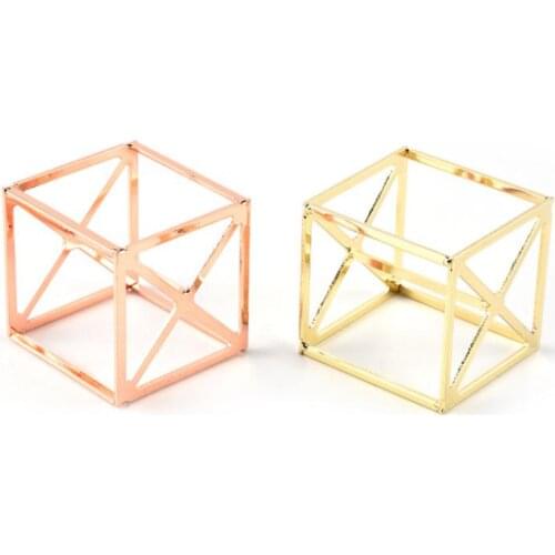 Drying Rack Square Base Beauty Bracket Hollow Cube Carbon Steel Makeup Sponge Holder Cosmetic Puff Display Stand Support SN1905