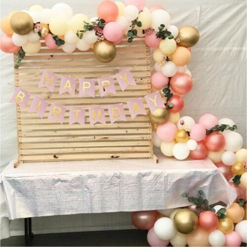 Wedding Decoration Pastel Balloons Arch Garland Green Eucalyptus Vines Rattan for for Blush Bridal Shower Birthday Party Decor