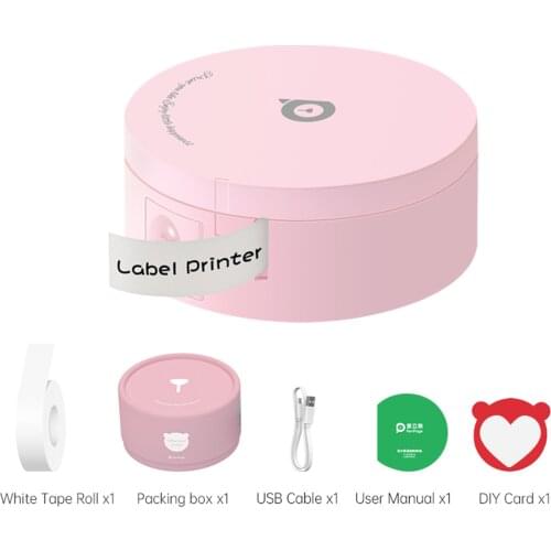 PeriPage L1 Mini Pocket BT Label Maker Sticker Inkless Portable Thermal Label Printer with 1 Roll White Paper Tape for Store
