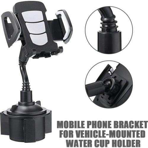 Universal Car Cup Mount Mobile Phone Holder Stand Adjustable Gooseneck Car Cup Mounting Mobile Phone Stand Car Cup Holder