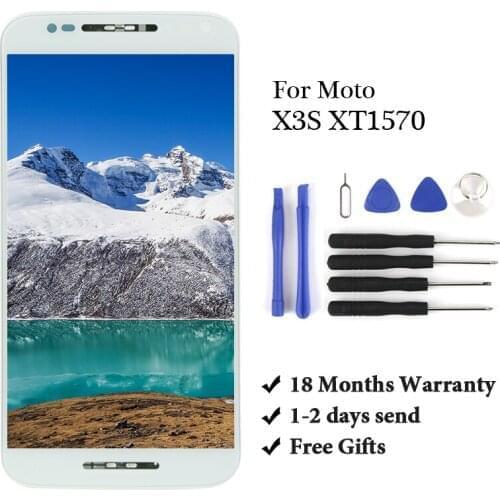 For Moto X Style XT1570 LCD Display With Touch Screen Digitizer Assembly For moto X3S Xstyle XT1575 XT1572 XT1570 LCD Screen