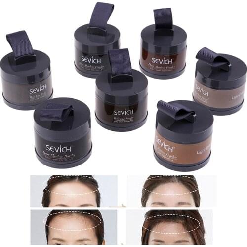 1pcs Water Proof Hair Line Powder In Hair Color Edge Control Hair Line Shadow Makeup Hair Concealer Root Cover Up Hair Wax