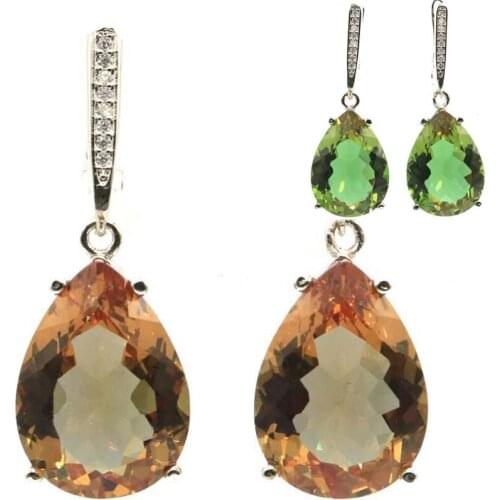 27x13mm Zultanite Water Drop 18x13mm Gemstone for Women Created Color Changing Spinel Alexandrite & Topaz Pendant Fine Jewelry