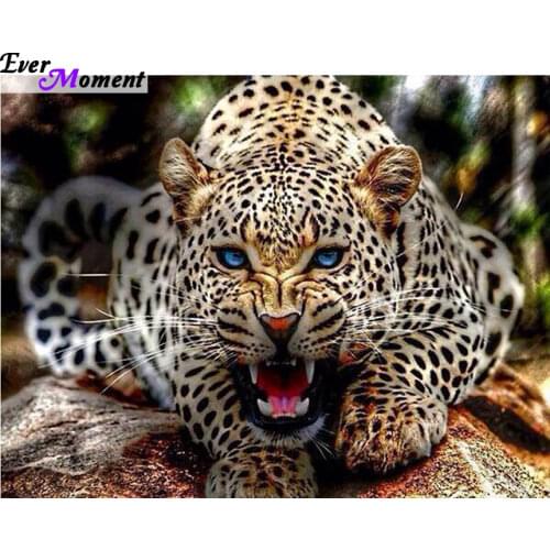 DIY diamond Painting Rose leopard 3D Cross Stitch diamond embroidery flores embroidery diamonds wall stickers home decor ASF276