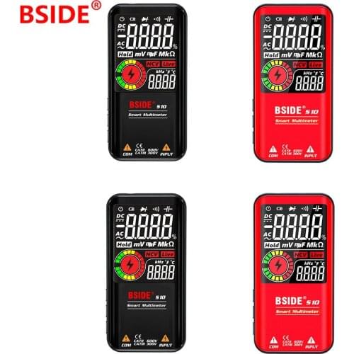BSIDE S10 / S11 Digital Smart Multimeter Color LCD Display 9999 Digital DC AC Voltage Capacitor Ohm Diode NCV Hz Resistance Test
