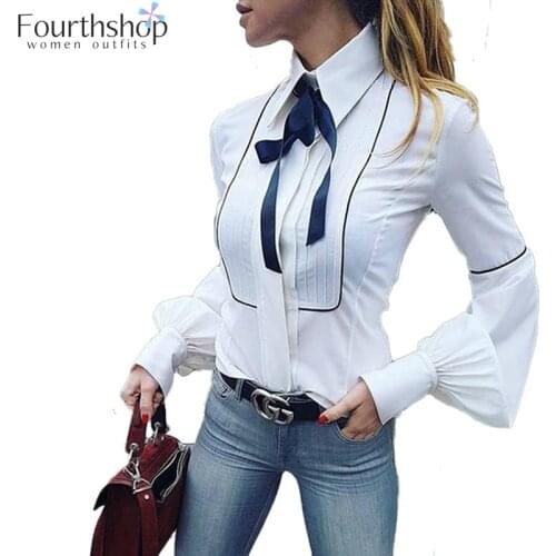 COZOK Blouses With Tie
