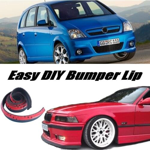 NOVOVISU Bumper Lip Deflector Lips For Opel Meriva A / B Front Spoiler Skirt For Car Tune View / Body Kit Strip