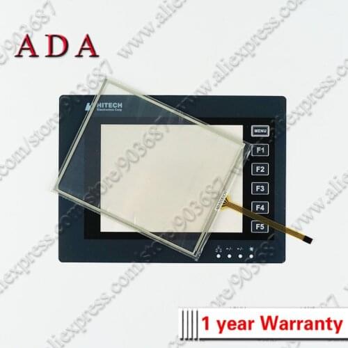 For HITECH AP1600C Touch Screen Panel Glass Digitizer for HITECH AP1600C Touchscreen with Front Overlay Protective Film