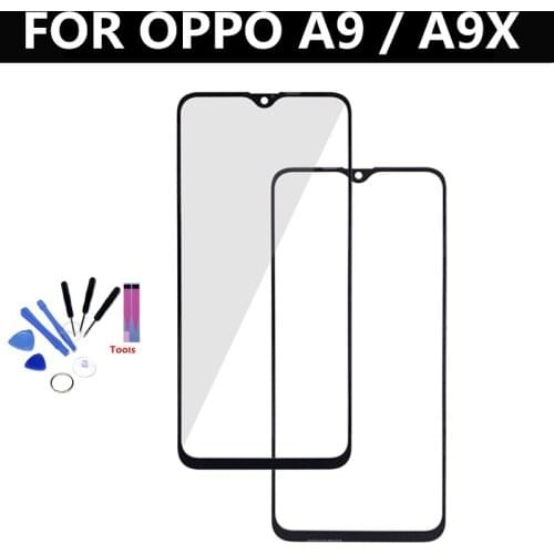 For OPPO A9 A9X PCAM10 PCEM00 Touch Screen Front Glass Touchpad Replacement Outer Panel Lens Cover Repair Part