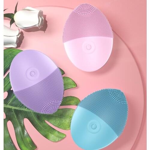 Facial Electric Cleansing Brush made with Ultra Hygienic Soft Silicone Waterproof Face Brush for Deep Cleansing SANA889
