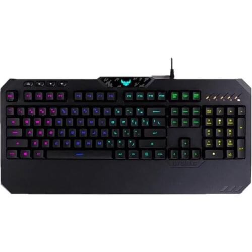 ASUS TUF Gaming K5 Mechanical Membrane RGB Gaming Keyboard ROGFlare RGB Cherry with Aura Sync RGB Lighting