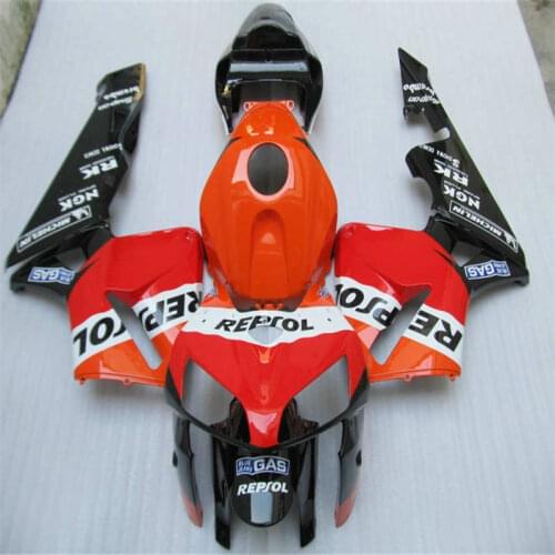 Injection molding kit for H orange repsol 2005 2006 CBR600RR fairin CBR 600RR CBR 600 RR 05 06 motorcycle fairings body par