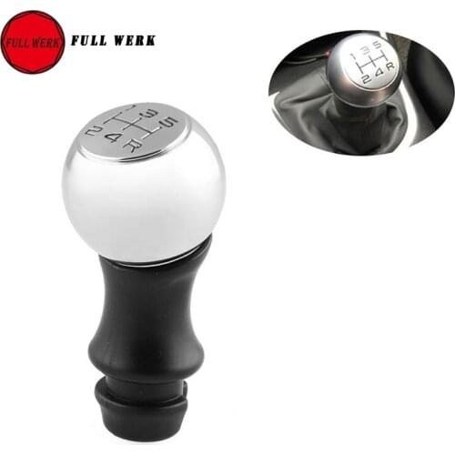 Hot Selling Alu Alloy Gear Shift Knob Shift Lever 5 Speed Manual Stick for Peugeot 206 207 306 307 308 2008 3008 406 Accessories