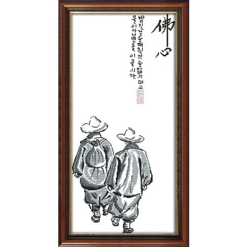 New arrival very very cheap for first buyer Buddha mind cross stitch kit stitching embroidery DIY handmade needlework