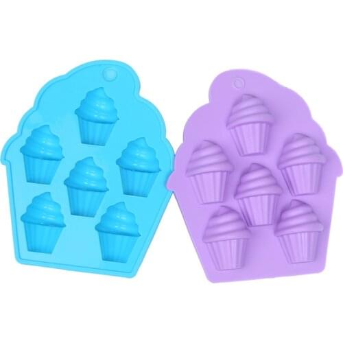 New Sales ice-cream Cone Silicone Mold Fondant Cake Decorating Tools Silicone Soap Mold Silicone Cake Mold E094