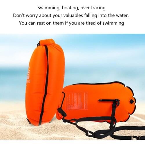 New 15l Outdoor Waterproof Bag Dry Bag Inflatable Swimming Bag Floating Bag Storage Buoy Drifting Kayak Aviation River Hiking Ba