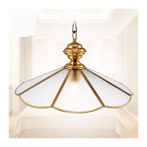 Pendant lamp all copper fashion Copper lamp hall lamp corridor GLASS pendant lights ZHZL313