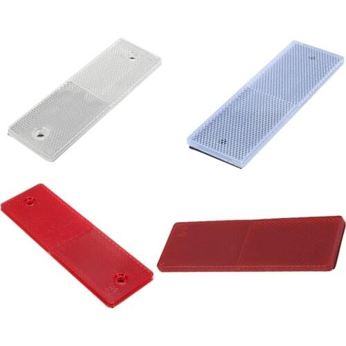 Warning Reflective Safety Plate/Tape Reflector Stickers For Car Truck, Red