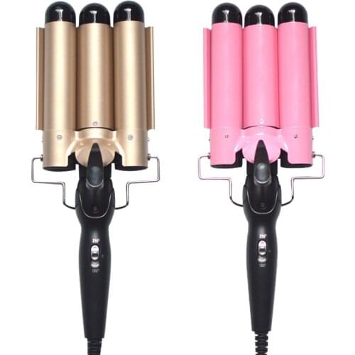 Professional Hair Curling Iron 20-32mm Ceramic Triple Barrel Hair Curler Irons Hair Wave Waver Styling Tools Hair Styler Wand
