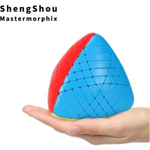Shengshou 7x7 Mastermorphix Magic Cube sengso Stickerless Rice Dumplings Cube Puzzle Toy Games Gift cubo megico educational fun