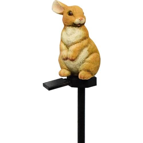 Cute Rabbit LED Lawn Light Solar Rabbit Garden Light Street Light Garden Garden Landscape Decoration Light Party Decora Light
