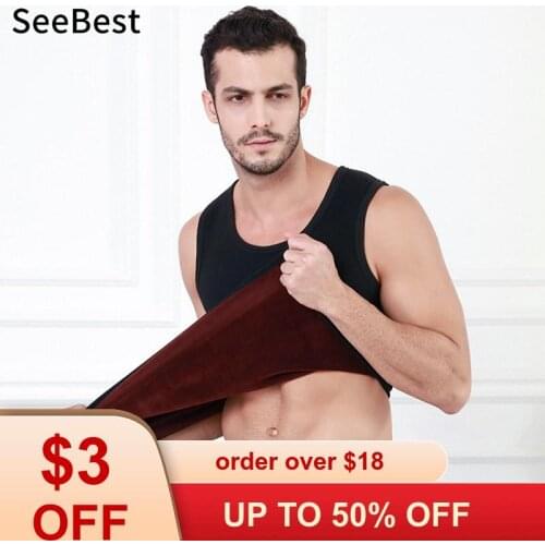 SeeBest thermal undershirt underwear thermo t shirts men keep warm winter inner wear heattech 2019 NEW long Johns tecnologia